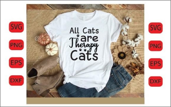 All Cats Are Therapy Cats SVG Design Review