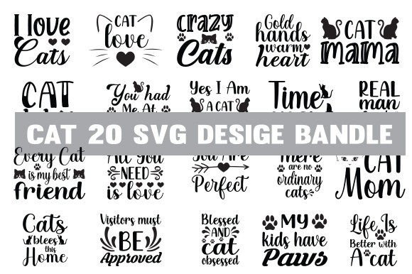 CAT 20 SVG Design Bundle Review
