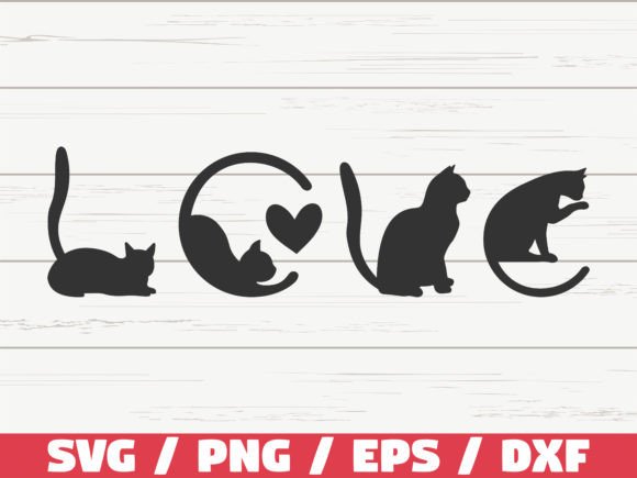 Cat's Love SVG Cut File Review