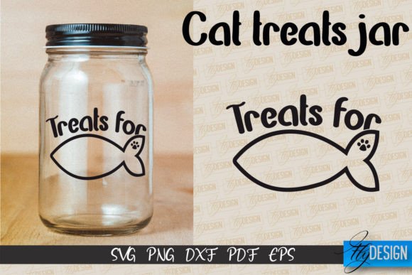 Cat Treats Jar SVG Design Review