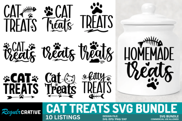 Cat Treats SVG Bundle Review