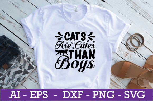Cats Are Cuter Than Boys SVG Design Review
