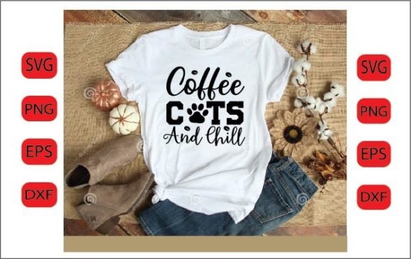 Coffee Cats and Chill SVG Design Review