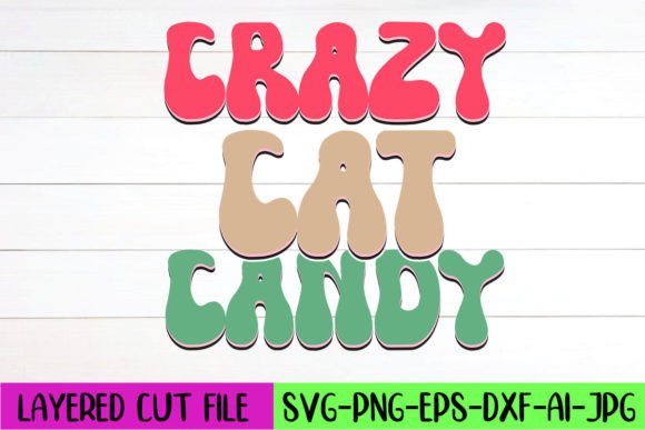 Crazy Cat Candy Retro SVG Design Review