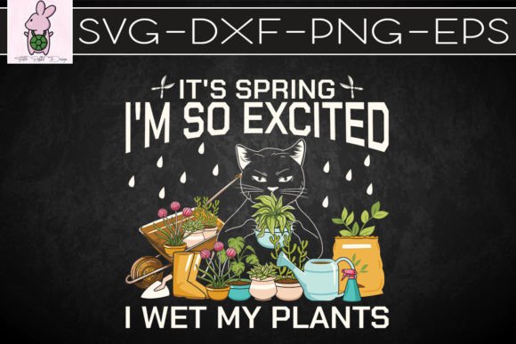 Excited Cat Gardening SVG Review