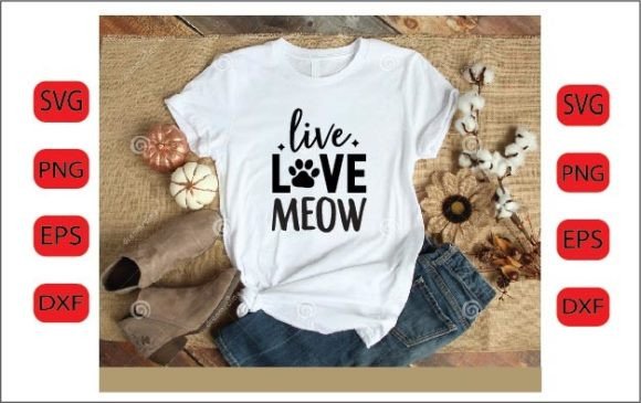 Live Love Meow SVG Design Review