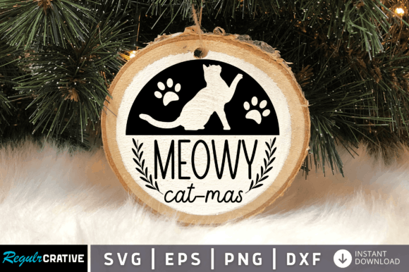 Meowy Cat-mas SVG Design Review