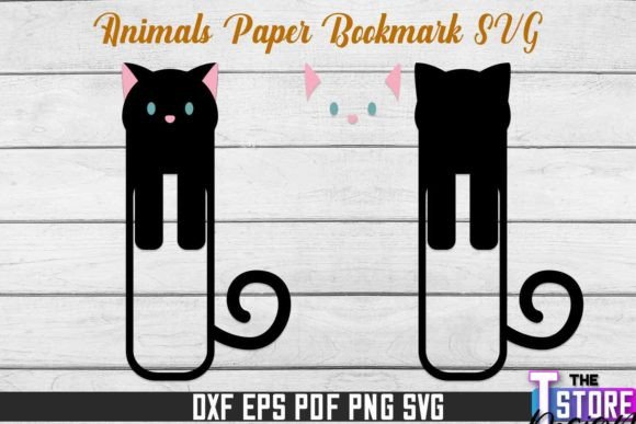 Paper Cat Bookmarks SVG Design Review