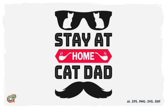Stay at Home Cat Dad Embroidery Review