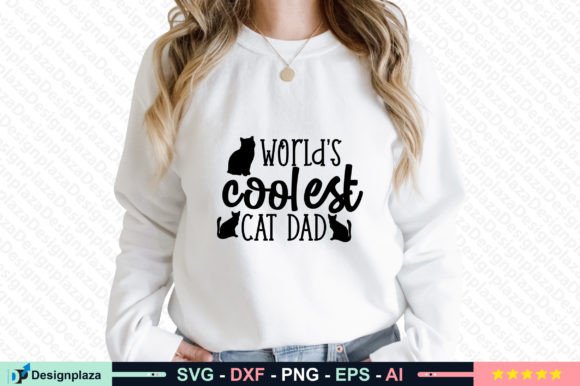 Worlds Coolest Cat Dad SVG Review